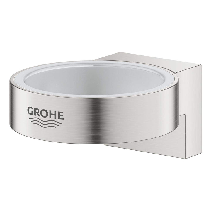 Grohe Selection | Accessoires-Halter | supersteel | 41027DC0 Supersteel Halter für Seifenspender, Su