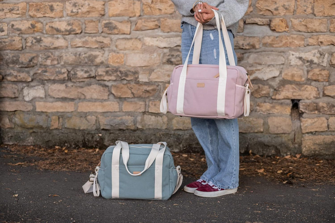 BÉABA, Wickeltasche für Babys, Mehrere Fächer, 10 Taschen, Reissverschluss Trolley-Koffer, Schulterg