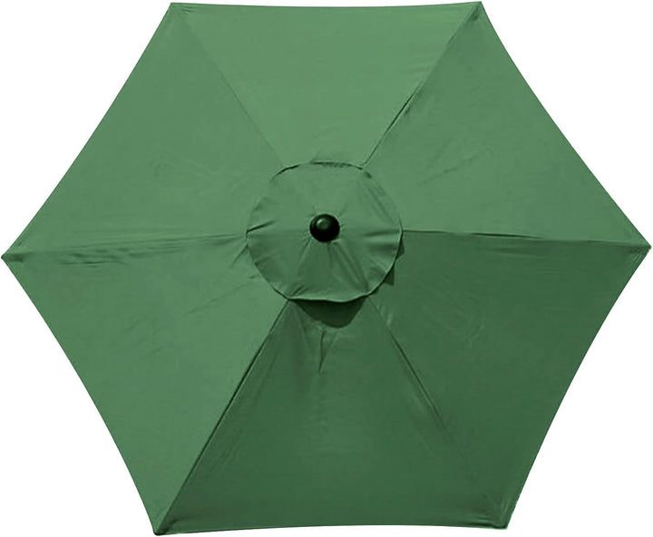 SMLJFO 3 m 6 Rippen Sonnenschirm Ersatz Baldachin Abdeckung Outdoor Markt Tisch Schirm Schirm Baldac