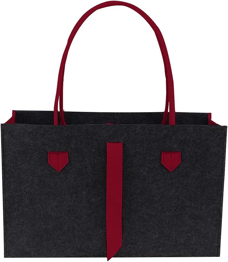 RAIKOU KULT Filz Tasche Shopper; in neuem Design; Filzkorb Einkaufstasche Henkeltasche Zeitungskorb