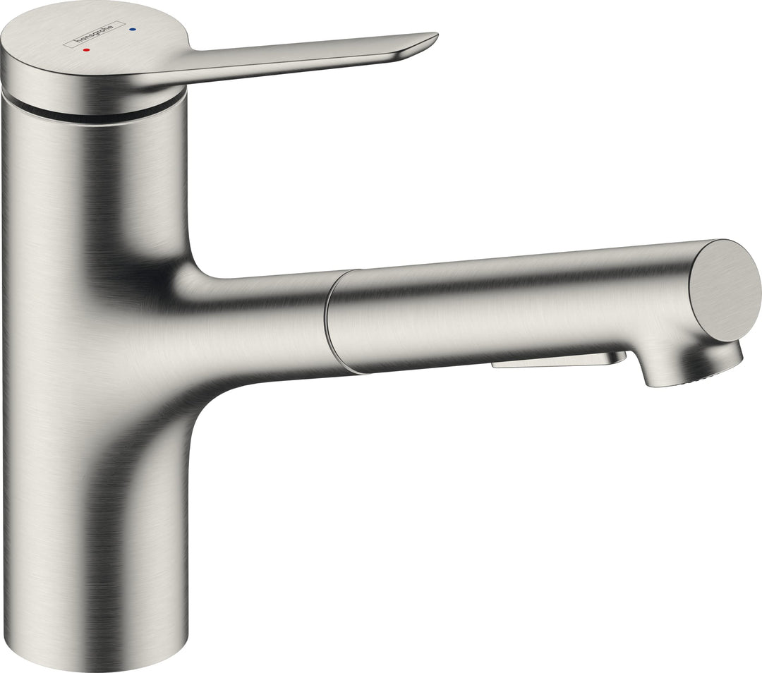 hansgrohe Zesis M33 - Küchenarmatur mit Brause ausziehbar, 2 Strahlarten, Wasserhahn Küche mit Ausla