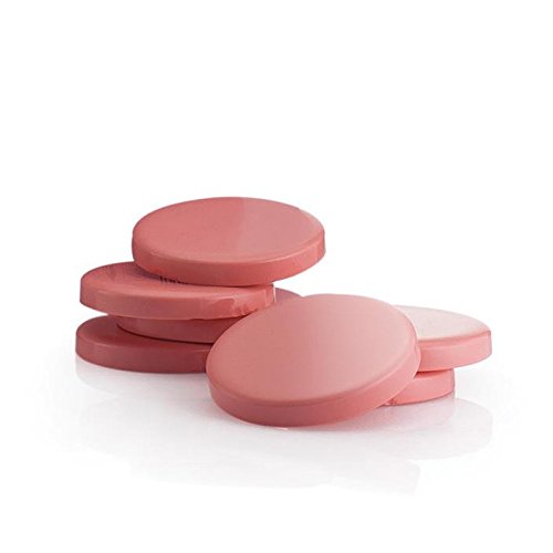 Kosmetex Premium Rosa Wachs-Scheiben, Warmwachs-Taler, Titanium-Rosa Wachstaler ohne Vliesstreifen,