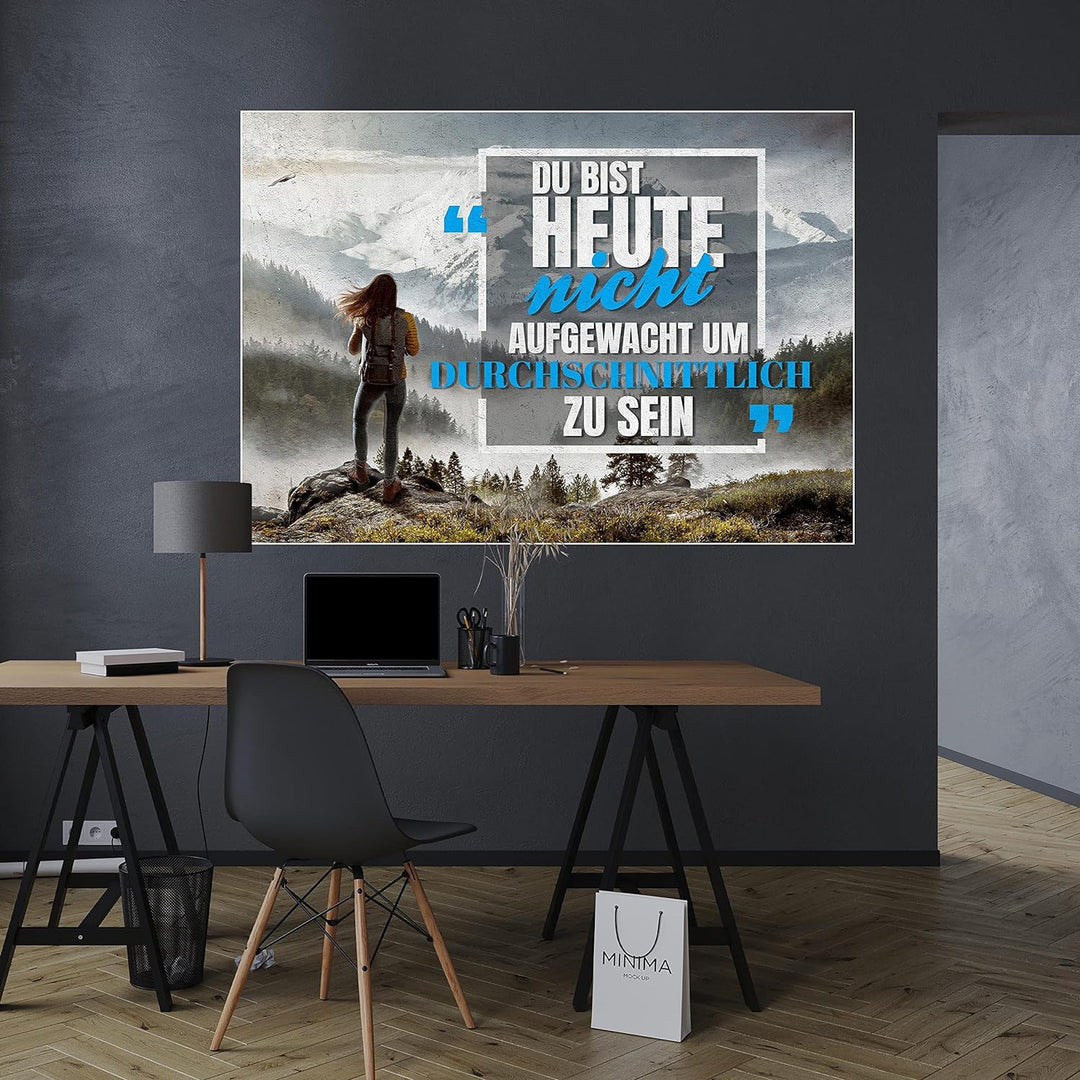 wandmotiv24 Poster als Wanddeko, Grösse Din A0, durchschnittlich, Berg Panorama, Moderne Wanddeko, W