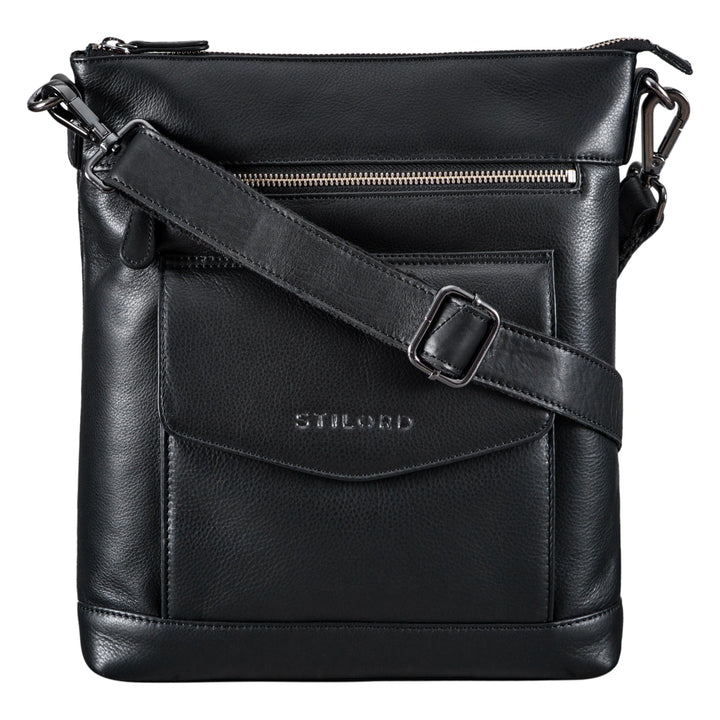 STILORD 'Mailo' Vintage Ledertasche Moderne Umhängetasche für Damen und Herren Schultertasche für 13