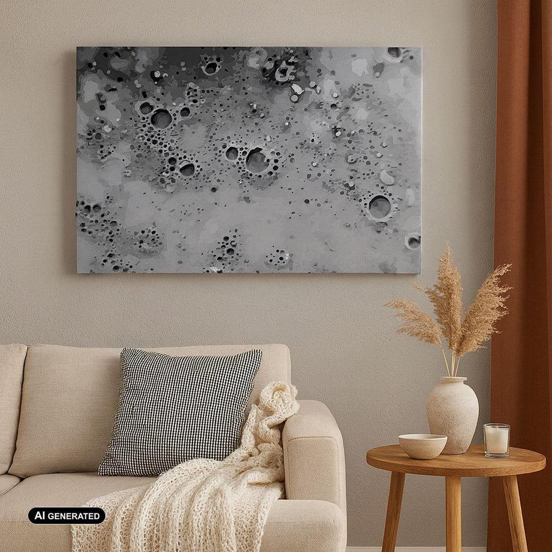 Bilder auf Leinwand 100x70cm Leinwandbild mit Rahmen Abstraktion modern Gross Wanddeko Bild Schlafzi