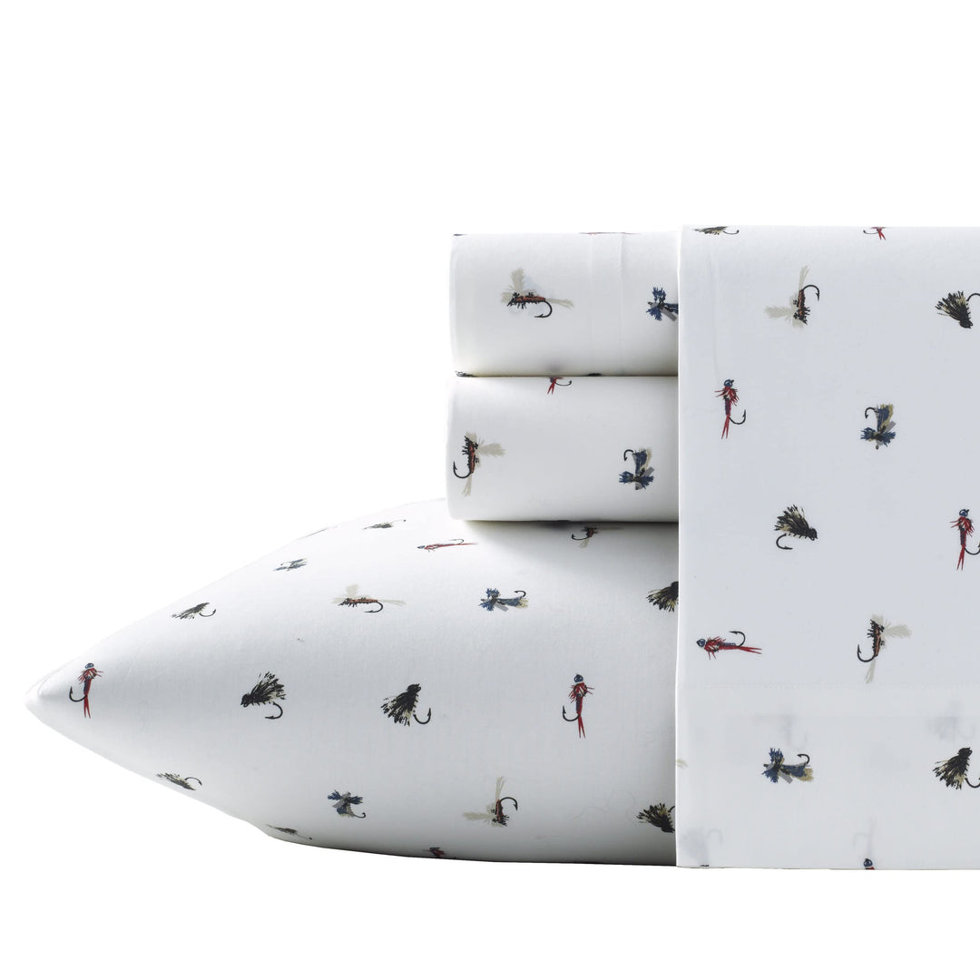 Eddie Bauer Home Sheets Bettwäsche-Set, Baumwoll-Perkal, knackig und cool, stilvolle Heimdekoration,