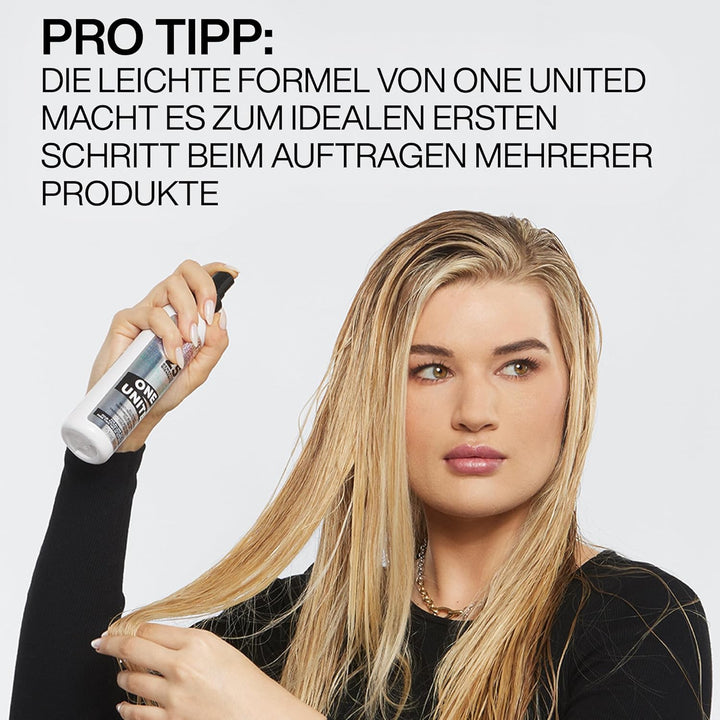 Redken | Multi-Benefit-Treatment, Feuchtigkeitsspendendes Pflege-Spray für alle Haartypen, Hitzeschu