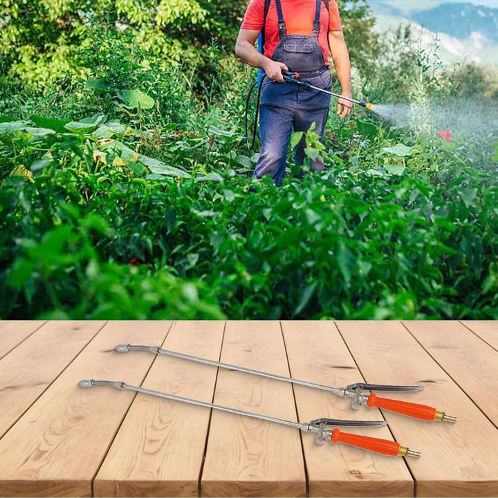 QOXEZY Teleskop-Sprühlanze, Edelstahl-Sprühstab, 0,6 cm und 0,95 cm, Messing-Widerhaken-Sprühstab, E