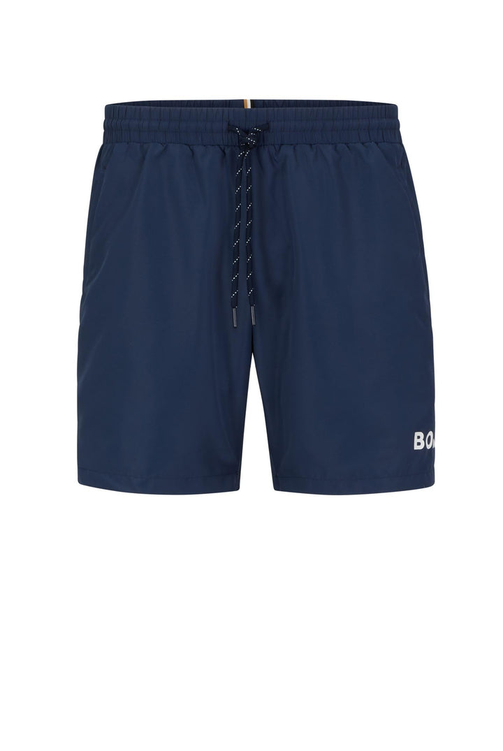 BOSS Herren Badeshorts Badehose Starfish S Blau, S Blau