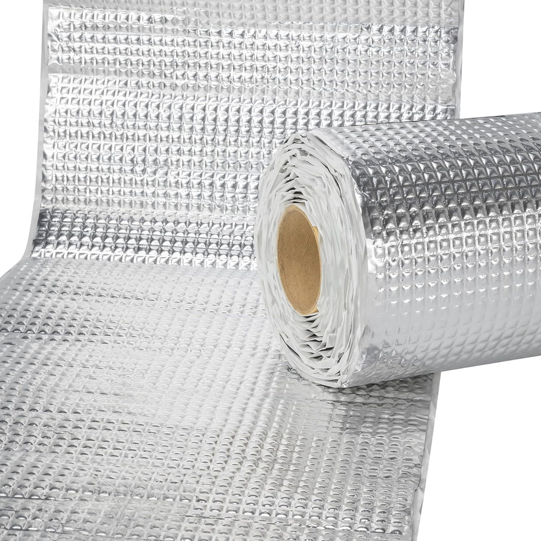 Selbstklebende Alubutyl Dämmmatte - 2.0 mm Stärke, 50 cm x 4 m (2 m²) - Anti-Dröhn und Fahrzeugdämmu
