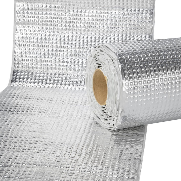 Selbstklebende Alubutyl Dämmmatte - 2.0 mm Stärke, 50 cm x 4 m (2 m²) - Anti-Dröhn und Fahrzeugdämmu