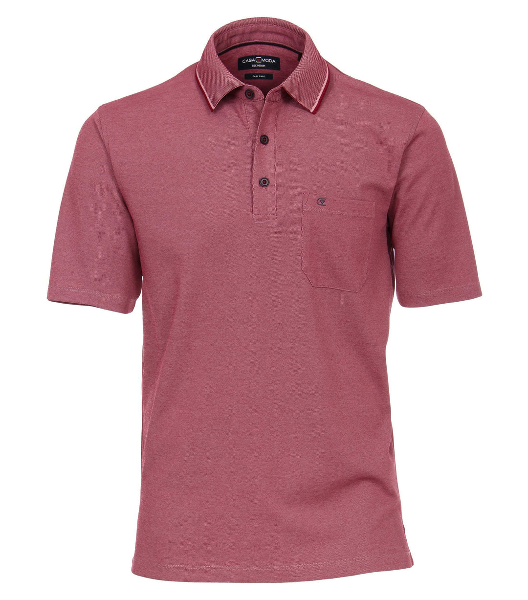 CASAMODA Polo-Shirt Uni S Beere 696, S Beere 696