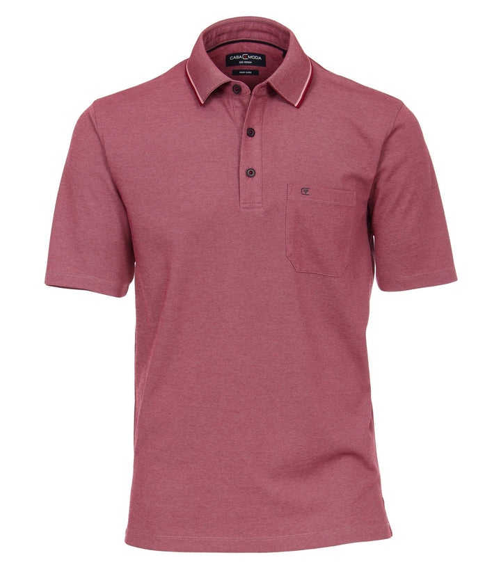 CASAMODA Polo-Shirt Uni S Beere 696, S Beere 696