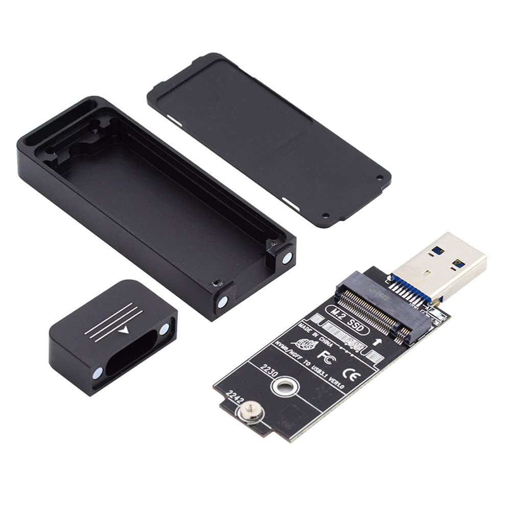 Cablecc USB 3.0 bis 2230 2242 M.2 NVMe M-Key NGFF Sata SSD externe PCBA-Falladapter RTL9210B Chipsat