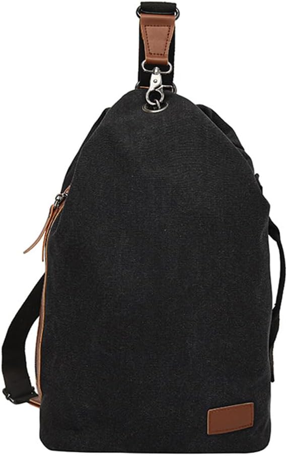 CORIOS Unisex Brusttasche Sling Rucksack Herren Damen Canvas Schultertasche Leicht Crossbody Umhänge