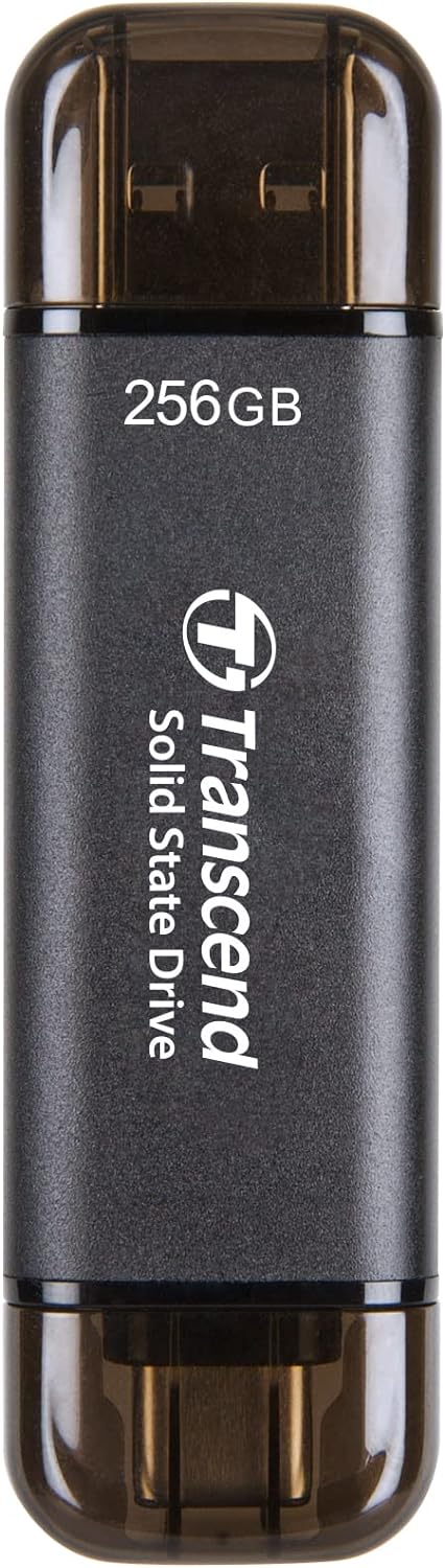 Transcend 256GB External SSD ESD310C USB, 256GB