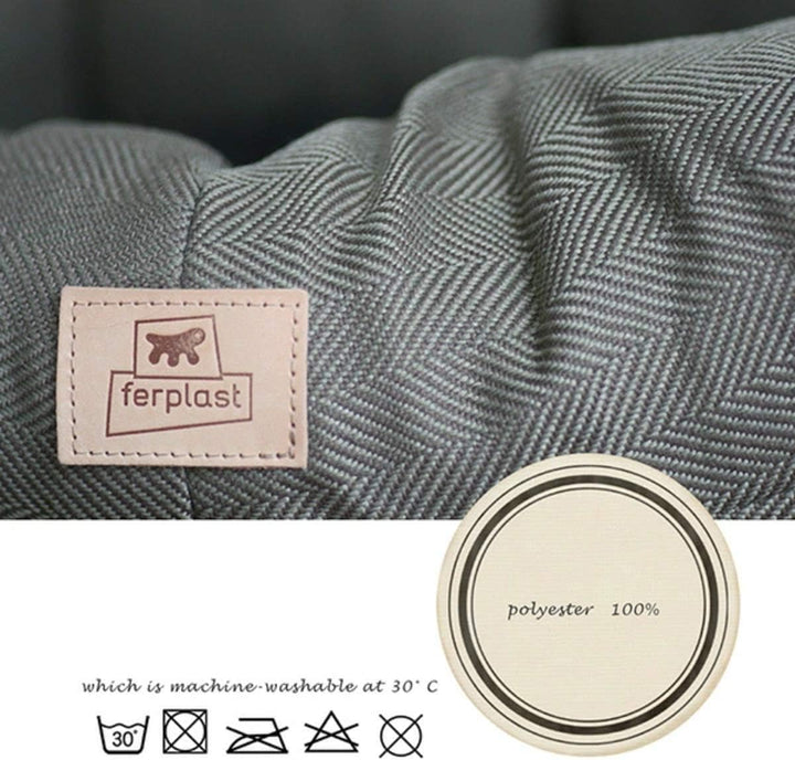 Ferplast Hundekissen, Hundebett und Katzenbett SOFA 'CUSHION 4 Kissen für Haustiere, gepolsterter Be