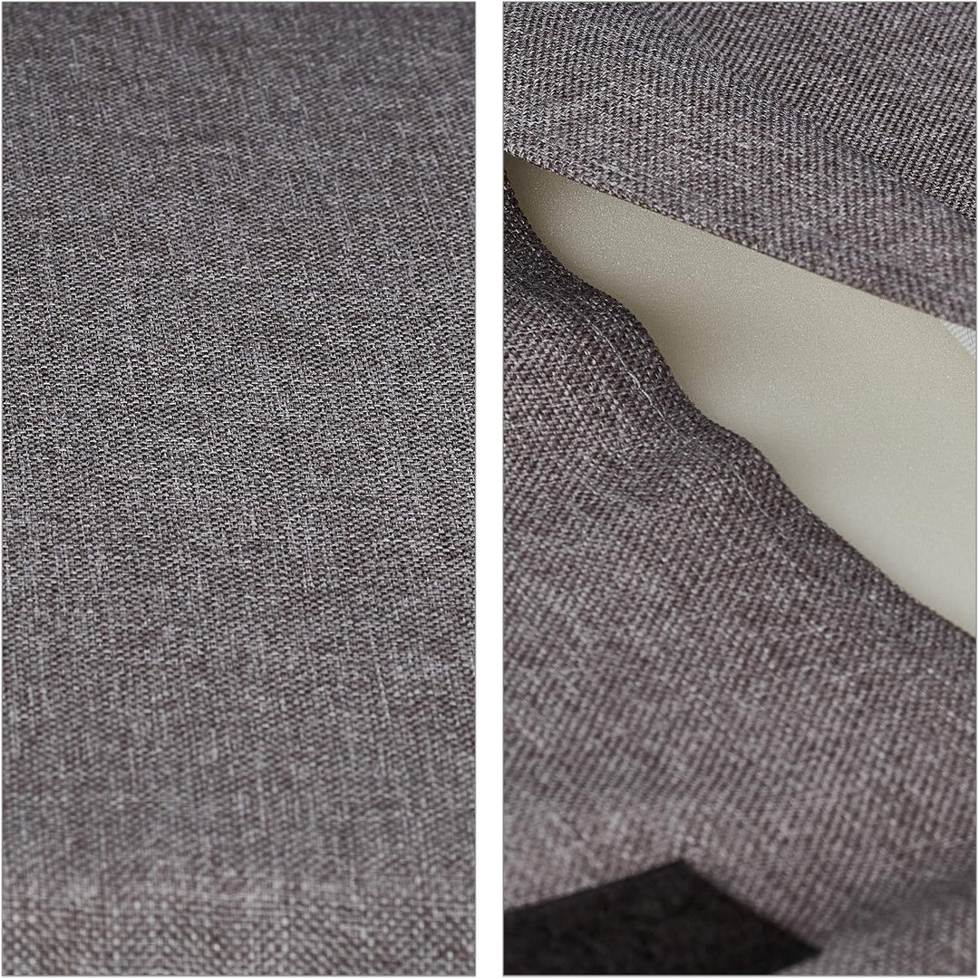 Relaxdays Schuhbank mit Sitzfläche, 10 Fächer, HBT: 52,5 x 104 x 30 cm, Garderobenbank, gepolsterte