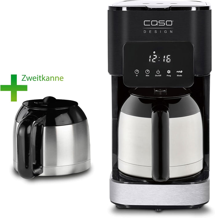 Caso Coffee Taste & Style Duo Thermo, Edelstahl, Schwarz