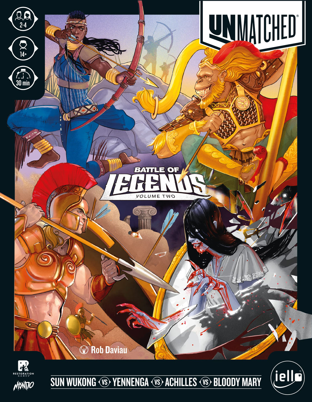 Iello IEL51961 Unmatched: Battle of Legends Vol 2 (english)