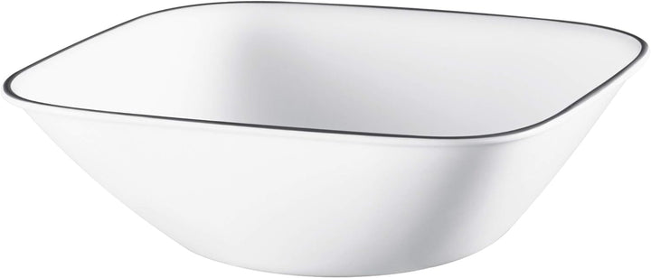 Corelle 18-piece Dinner Set, Timber Shadows, Black and White for 6, Chip Resistant Dinnerware, inclu