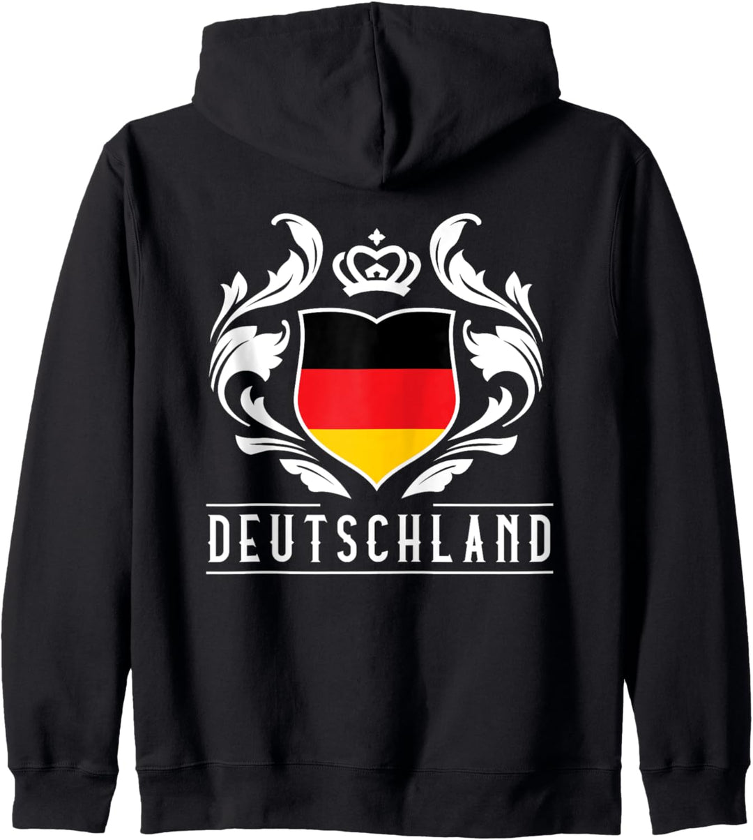 Edles Deutsches Wappen Design Deutschland Fahne Historisch Kapuzenjacke
