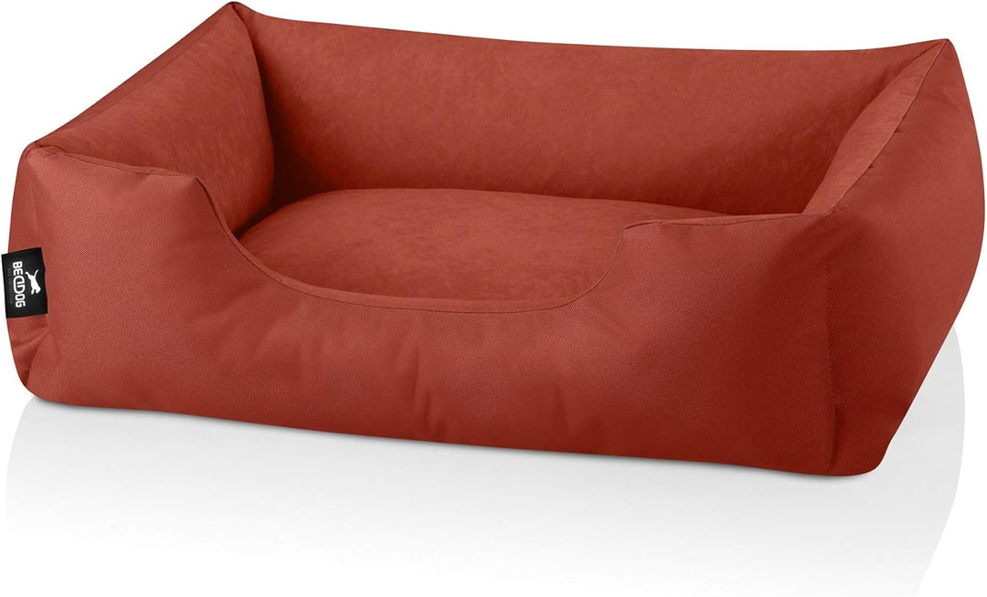 BedDog Hundebett Zara, Hundekissen mit abziehbaren waschbaren Bezug, Hundekorb, Hundesofa, für klein