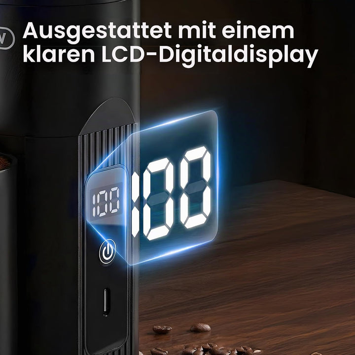 HIBREW G5mini Kabellose Tragbare Kaffeemühle, 5200-mAh-Akku