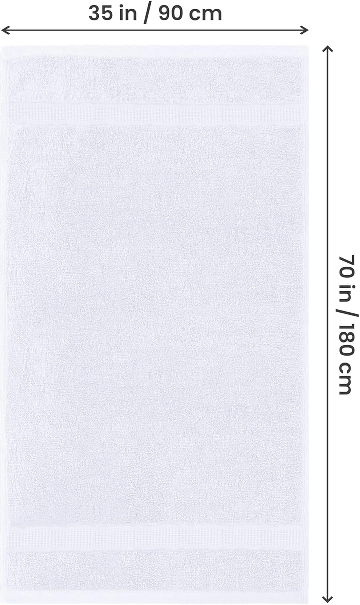 Utopia Towels - 2er Badetücher Gross aus Baumwolle mit Aufhänger, Saunatücher,Badehandtücher Gross,