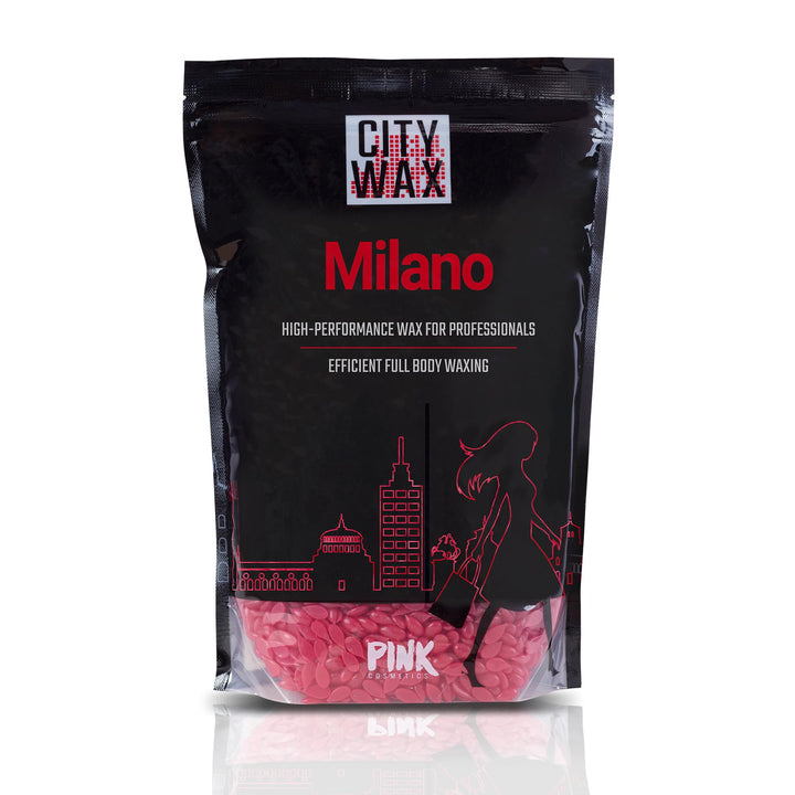 PINK Cosmetics - CITY WAX Milano 1 kg - Profi-Waxing ohne Vliesstreifen - Wachsperlen zur schnellen