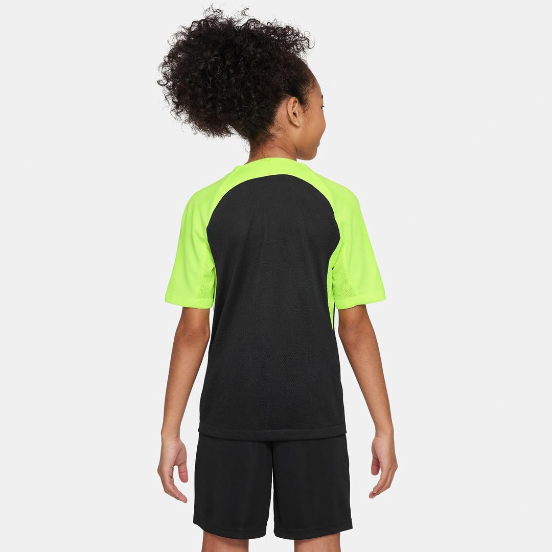 Nike Unisex Y Nk Df Strke Iii JSY Ss T-Shirt XS Black/Volt/Volt/White, XS Black/Volt/Volt/White
