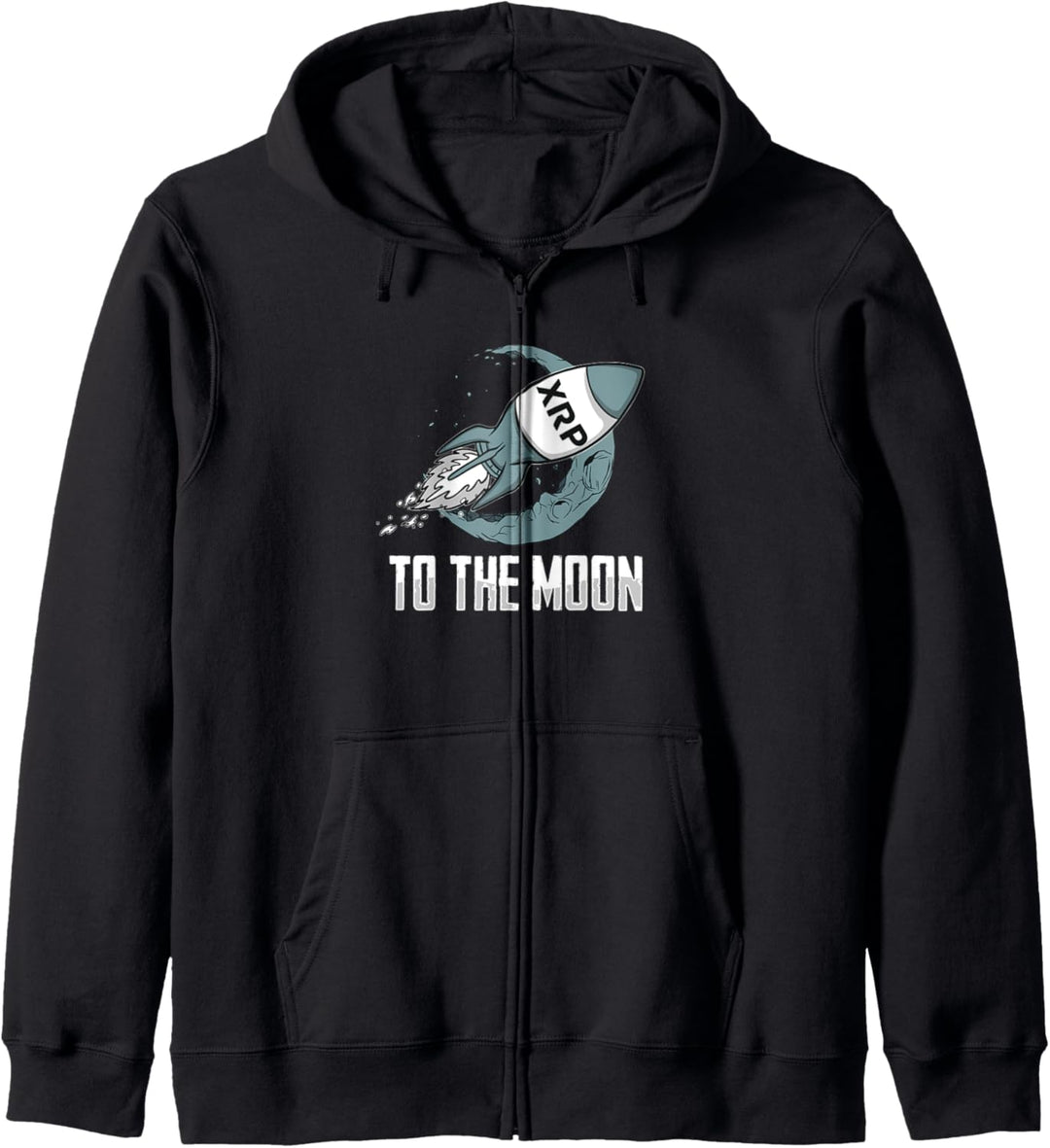 XRP zum Mond XRP Ripple Crypto Cryptocurrency Kapuzenjacke