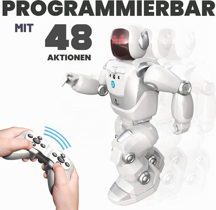 YCOO 88071 Programm A BOT X by Silverlit, Ferngesteuerter Roboter, programmierbar, Ton- und Lichteff