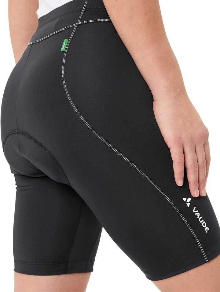 VAUDE Active - Fahrradhose Damen gepolstert - Radlerhose 34 Black Uni, 34 Black Uni