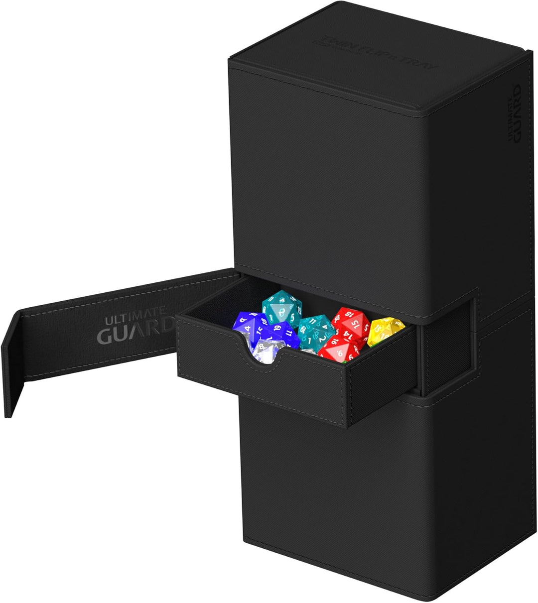 Ultimate Guard Twin Flip`n`Tray 266+ Xenoskin schwarz, Schwarz