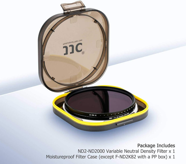 JJC 72 mm Variabler ND Filter ND2-ND2000 1-11 Stop Neutral Graufilter für Nikon Z 24-70 mm F4, für S