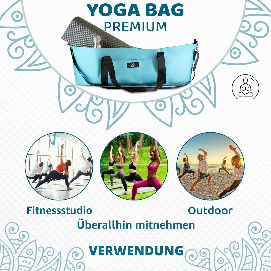 DOJA Barcelona Yogatasche XXL Gross- Robuste und Geräumige Yoga Tasche für Matte und Zubehö - Yogama