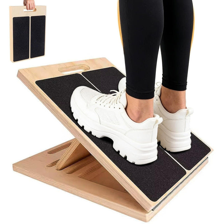 Slant Board, Tragbares Wadendehner Mit Griff, Professionelles Schrägbrett Aus Holz, Verstellbares Fi
