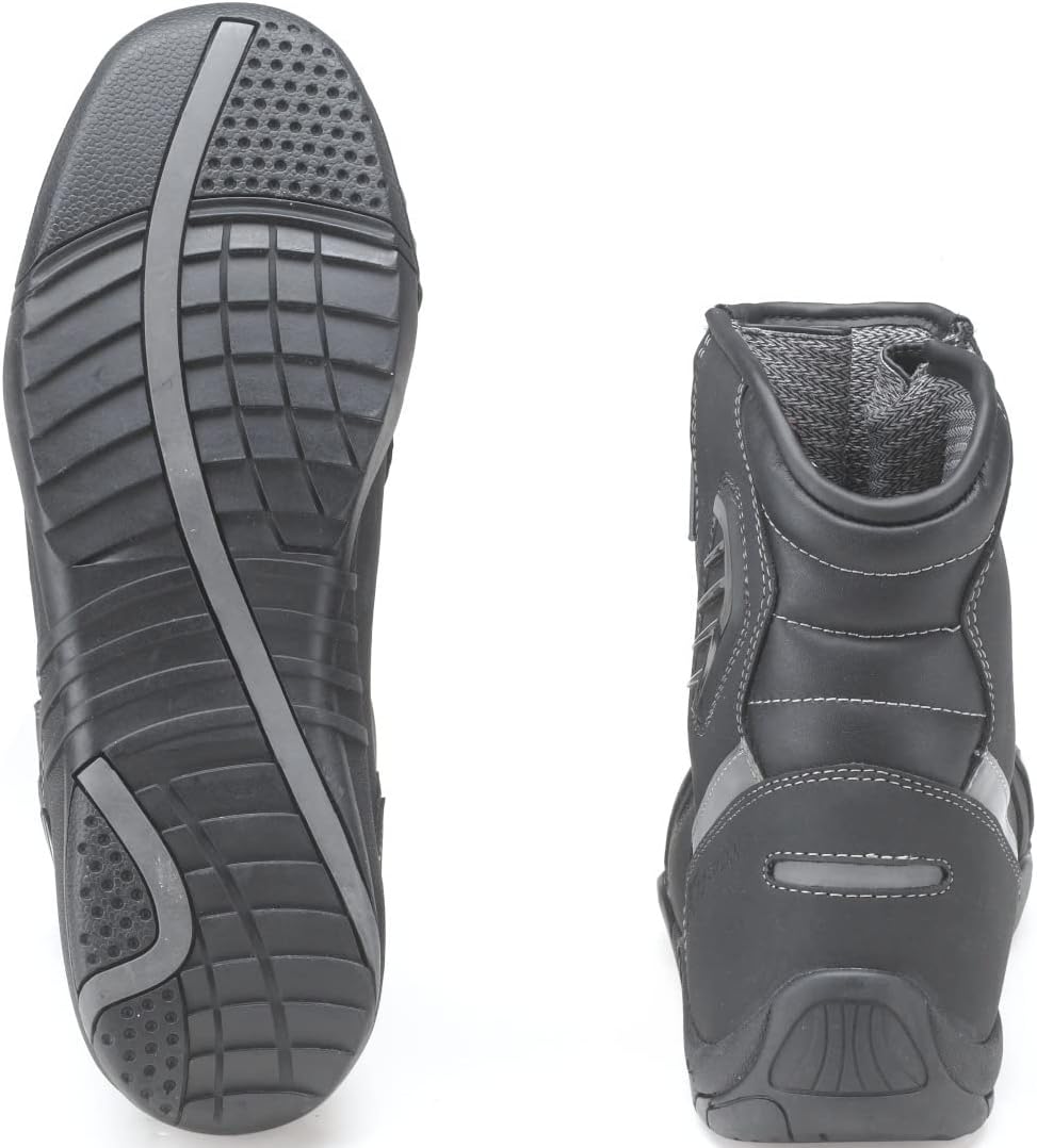 Kochmann Avus wasserdichte Motorradstiefel, schwarz, 45 Schwarz 45 EU, Schwarz 45 EU