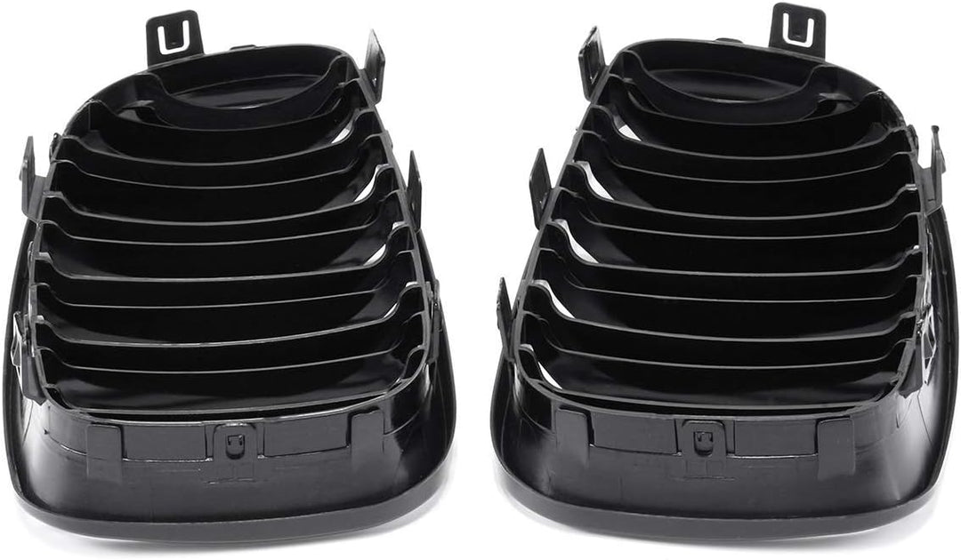 Kühlergrill für E81, E82, E87, E88, LCI 2008-2011, Schwarz, glänzend, 2 Stück