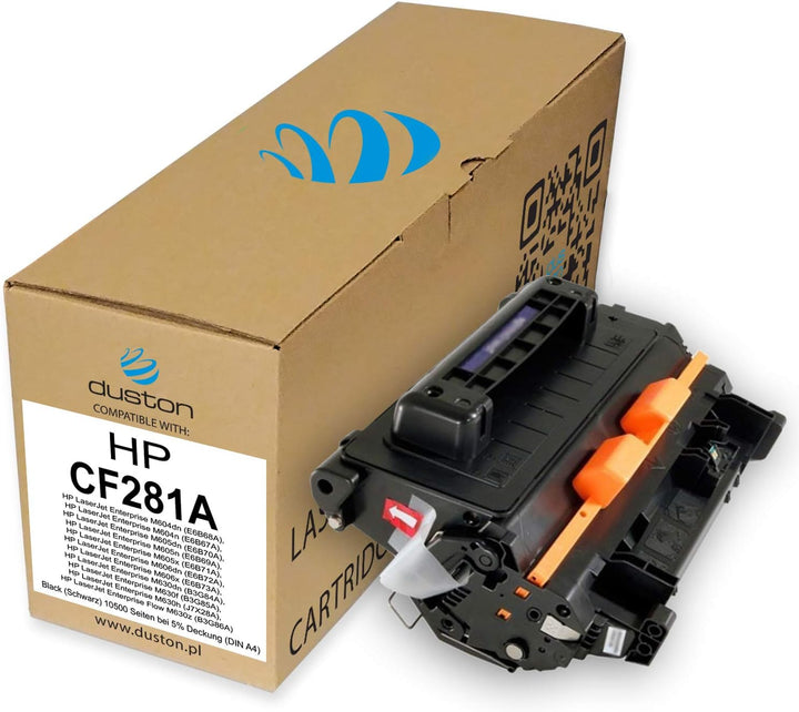 duston CF281A, 81A Schwarz Toner kompatibel zu HP Laserjet Enterprise M604 M605 M606 M630