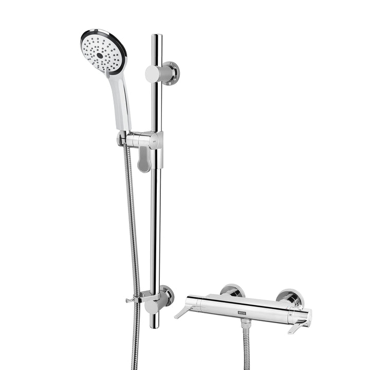 Bristan DUL2 SHXARFF C Design Utility Hebelmischer mit verstellbarem Duschsystem und schnell montier
