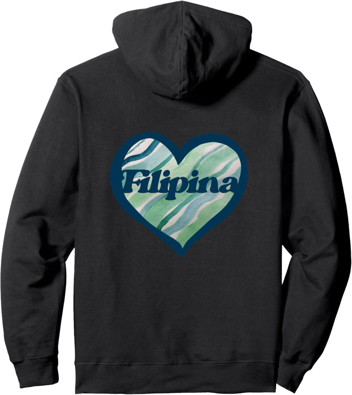 Filipina Proud Filipino Pinay design Philippines Pullover Hoodie