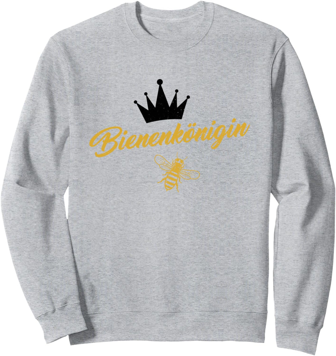 Bienenkönigin Damen-Krone Lustiger Imker Mama Mami Mutter Sweatshirt