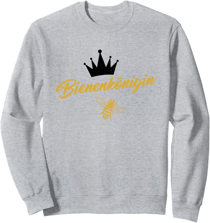 Bienenkönigin Damen-Krone Lustiger Imker Mama Mami Mutter Sweatshirt