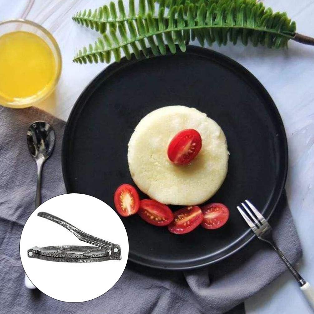 YARNOW Tortilla Maker Tortilla Press Edelstahl Antihaft Pie Teigpresse Maispresse Presspfanne Kuchen