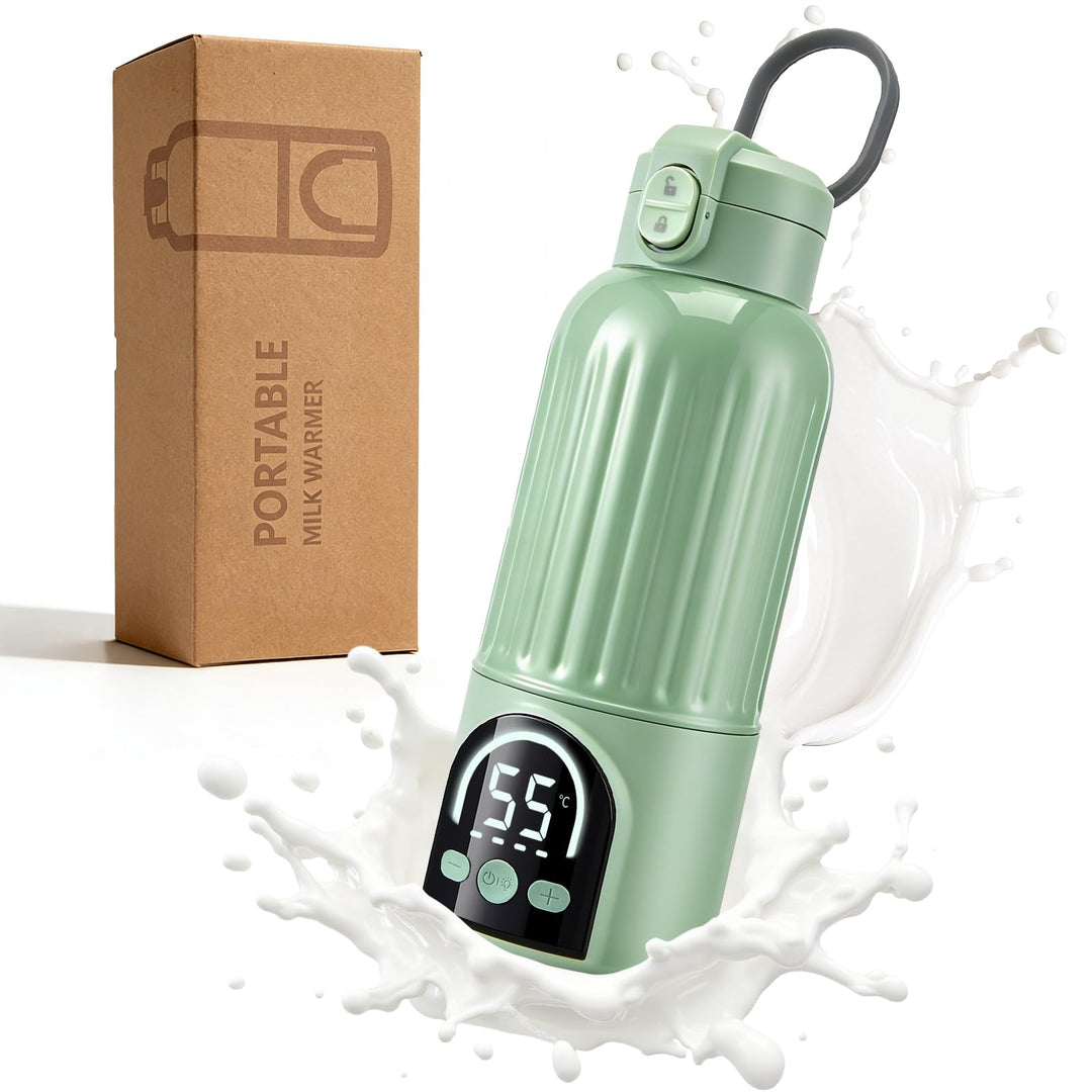 Baby Flaschenwärmer Tragbar 500ml, 18000mAh, 140W Schnelle Aufheizung &amp; Präzise Temperaturkontrolle,