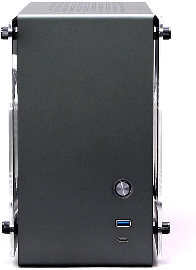 Zalman M2 Mini ITX Computergehäuse - Dunkelgrau