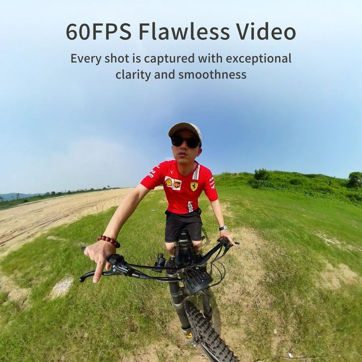 KanDao QooCam 3 Action-Kamera, 5.7K 62MP Foto 60fps Flawless 360 Video-Kamera, Outdoor-Sport-Kamera