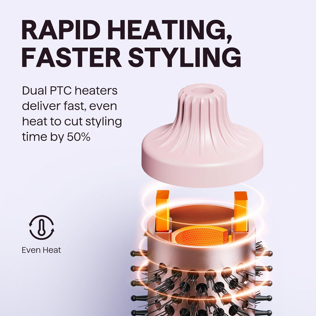 Wavytalk Thermobürste, Thermal Brush Blowout Boost Ionische Lockenbürste, Macht Haar Glatt und Glänz
